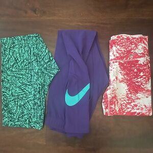 Nike Lot of 3 Leggings-SMALL
